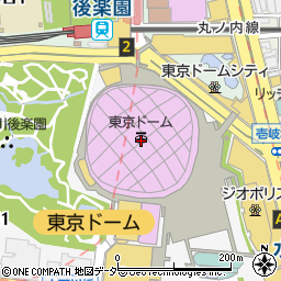 びっくりドンキー東京ドームシティ店周辺の地図