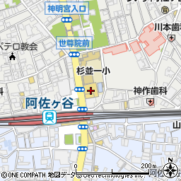 西友阿佐ヶ谷店周辺の地図
