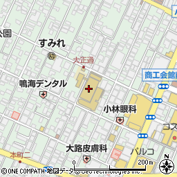 藤村女子中学校周辺の地図