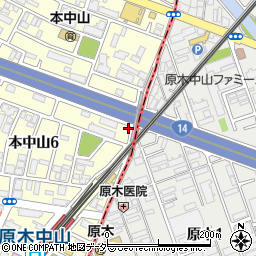 千葉県船橋市本中山6丁目1-1周辺の地図