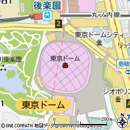東京ドーム周辺の地図