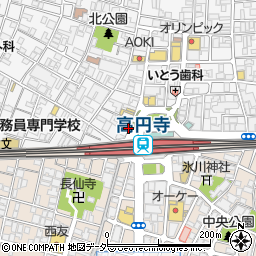 高円寺もうり歯科周辺の地図