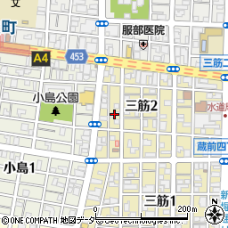 九重味淋株式会社　東京支店周辺の地図