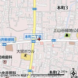 ナポリの窯　武蔵小金井店周辺の地図
