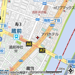 祥瑞坊 蔵前周辺の地図