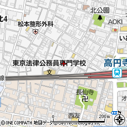 ダイナシティ高円寺２周辺の地図