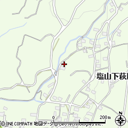 山梨県甲州市塩山下萩原1772周辺の地図