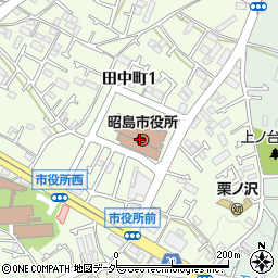 東京都昭島市周辺の地図