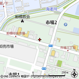 吉野家船橋市場町店周辺の地図
