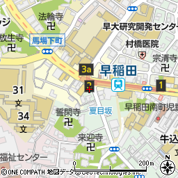 東京都新宿区馬場下町4周辺の地図