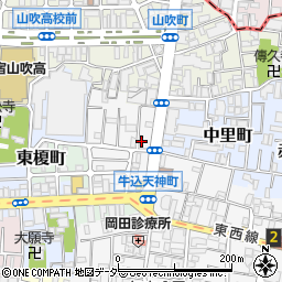 東京都新宿区天神町67周辺の地図