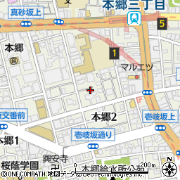 東京都文京区本郷2丁目30周辺の地図