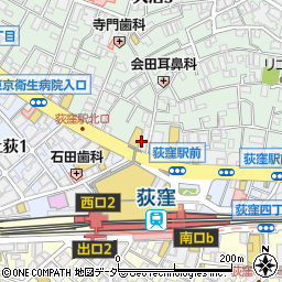 みずほ銀行荻窪支店 ＡＴＭ周辺の地図