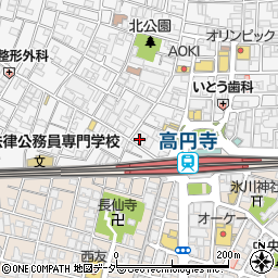 高円寺　Ｇｒａｉｎ周辺の地図