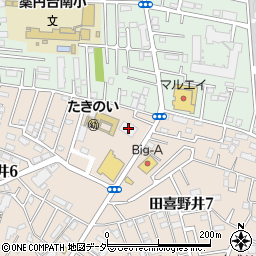 イオンバイク船橋田喜野井店周辺の地図