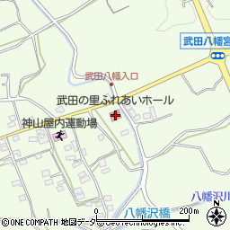 武田の里ふれあいホール周辺の地図