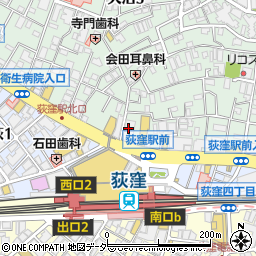 東京靴流通センター　荻窪教会通り店周辺の地図