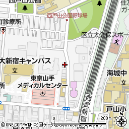 東京都新宿区百人町3丁目20周辺の地図