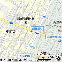タイムズ武蔵野中町駐車場周辺の地図