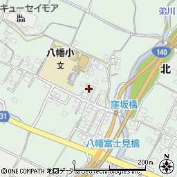 山梨県山梨市北1869-2周辺の地図