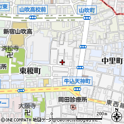 東京都新宿区天神町79周辺の地図