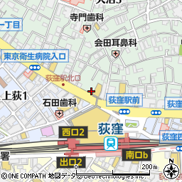 リケン補聴器センター荻窪店周辺の地図