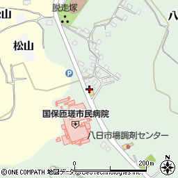 千葉県匝瑳市八日市場イ1311周辺の地図