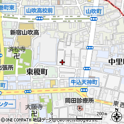 東京都新宿区天神町83周辺の地図