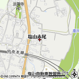 山梨県甲州市塩山赤尾358周辺の地図