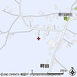千葉県佐倉市畔田430周辺の地図