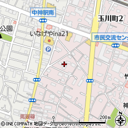 東京都昭島市玉川町5丁目21周辺の地図