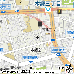 東京都文京区本郷2丁目29周辺の地図