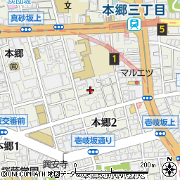 東京都文京区本郷2丁目30-14周辺の地図