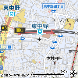 ピザ・ダーノ東中野店周辺の地図