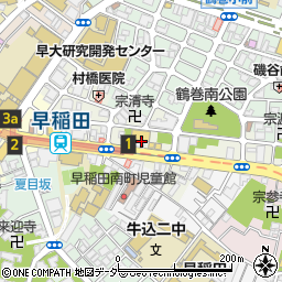 東京都新宿区早稲田町74周辺の地図