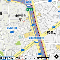 東京電力新小川町変電所周辺の地図