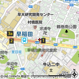 すき家早稲田南店周辺の地図