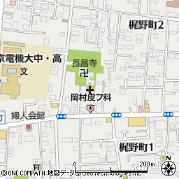 [葬儀場]長昌寺 三恵園周辺の地図