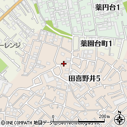 千葉県船橋市田喜野井5丁目14周辺の地図