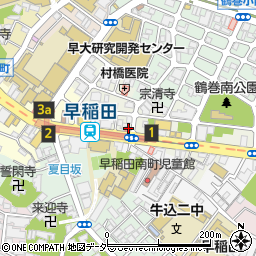 東京都新宿区早稲田町66-1周辺の地図