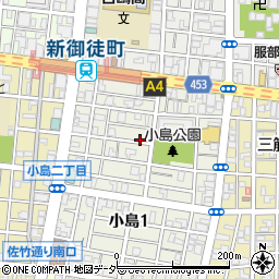 東京都台東区小島2丁目周辺の地図