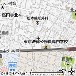 スカイピア高円寺周辺の地図