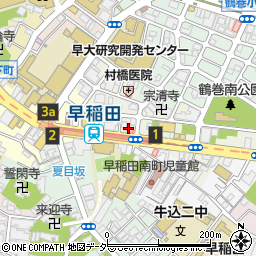 東京都新宿区早稲田町66-2周辺の地図