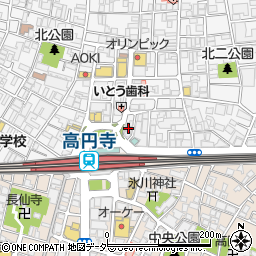 回転寿司みさき高円寺店周辺の地図