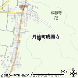京都府京丹後市丹後町成願寺周辺の地図