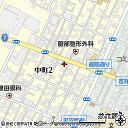 亀屋矢崎商店周辺の地図