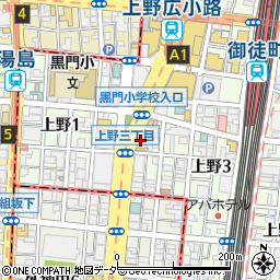 有限会社　上野薬局周辺の地図