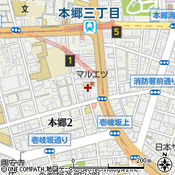 東京都文京区本郷2丁目27周辺の地図