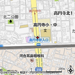 高円寺駅入口 杉並区 バス停 の住所 地図 マピオン電話帳