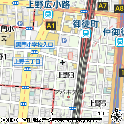 吉池ホテル周辺の地図